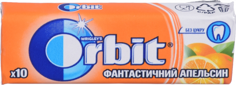 Жув. гумка Orbit Фантастичний Апельсин