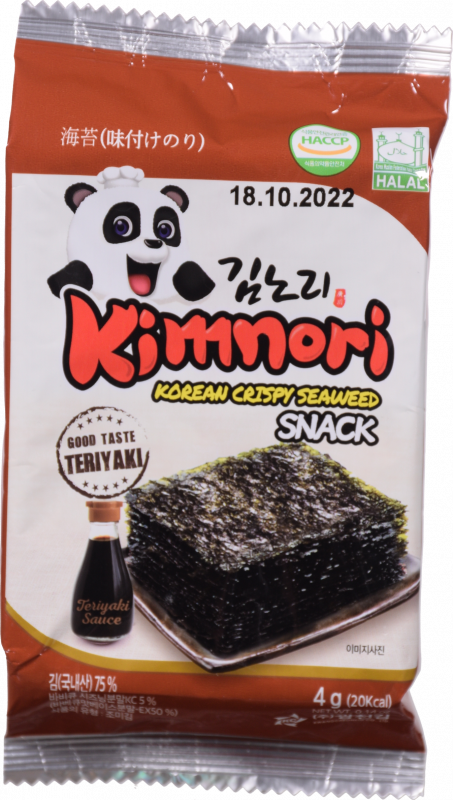 Чіпси норі 4 г Kimnori Teriyaki