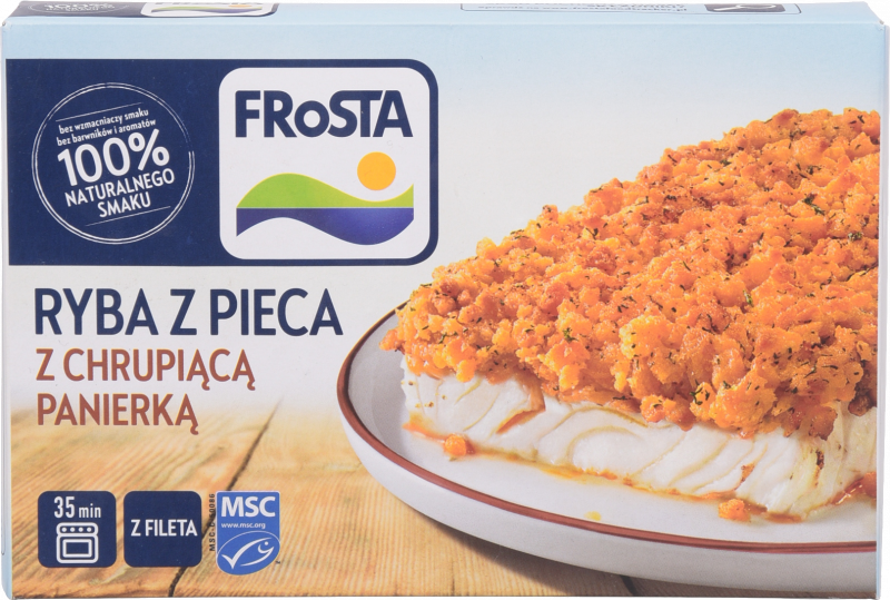 Запечена риба FRoSTA 345 г з хрусткою паніровкою