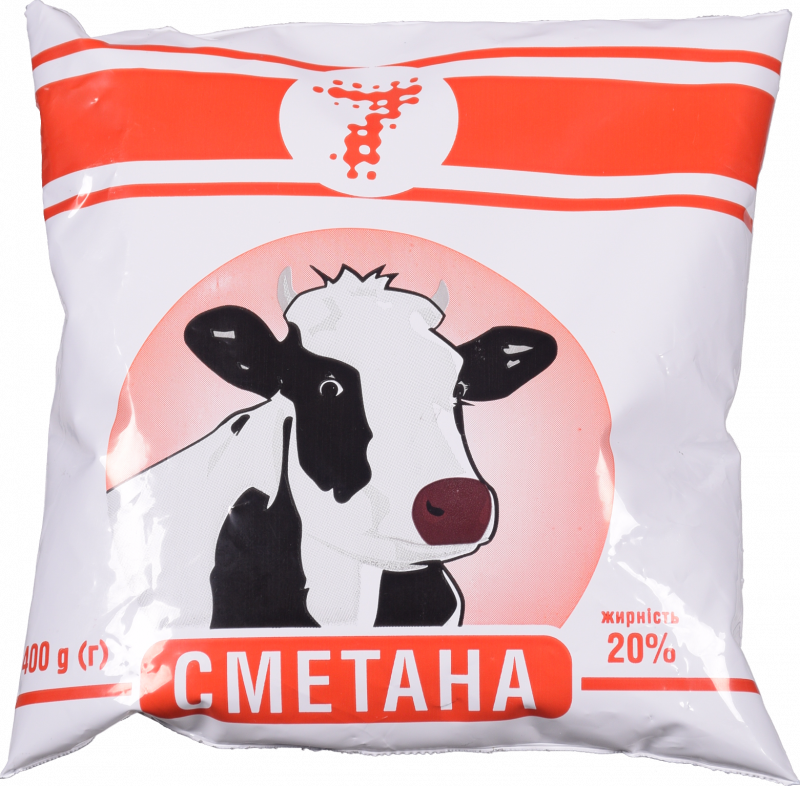 Сметана "7" 20% 400 г п/е