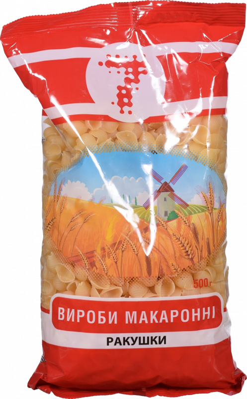 Макарони "7" 500 г Ракушка