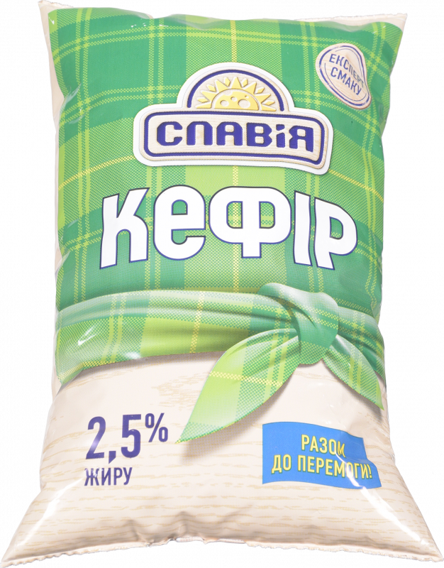 Кефір Славія 2,5% 0,85/0,9 л п/е