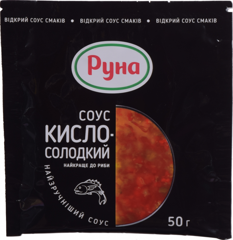 Соус Руна 50 г Кисло-солодкий сошет