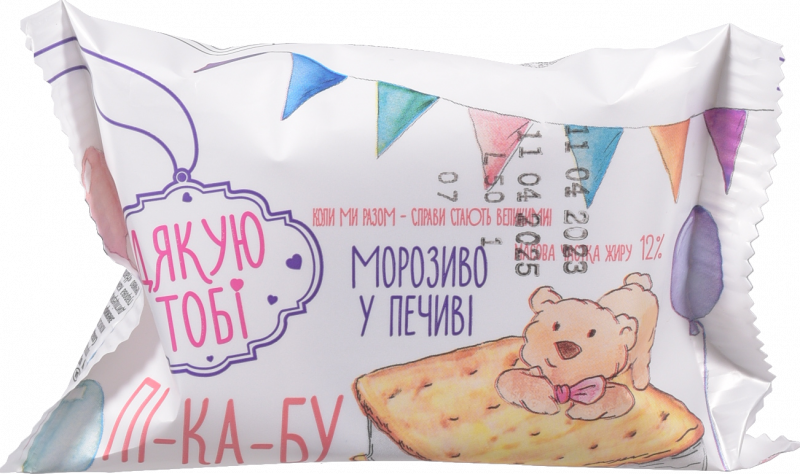 Морозиво Дякую тобі 50 г сендвіч Пі-Ка-Бу