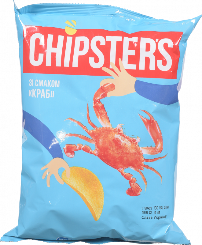 Чіпси Chipster's 130 г Краб