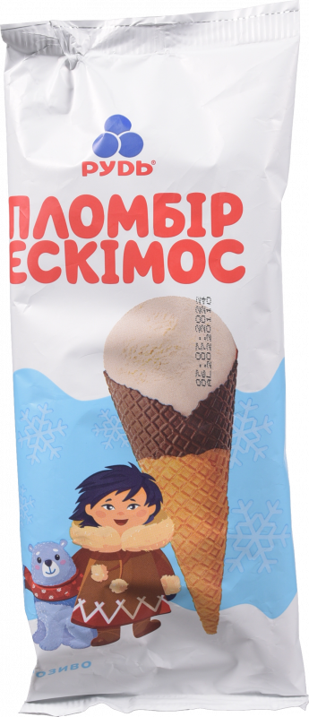 Морозиво Рудь Ескімос 70/90 г ріжок