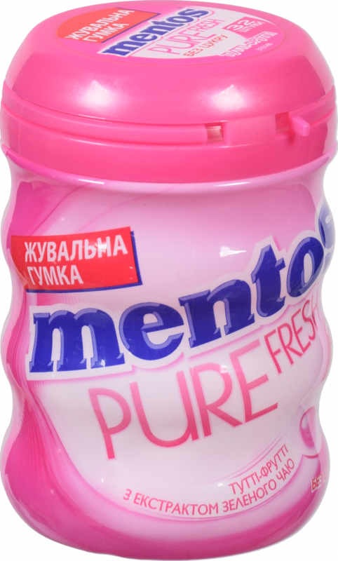 Жув. гумка Ментос Purefresh 56 г банка Тутті-Фрутті