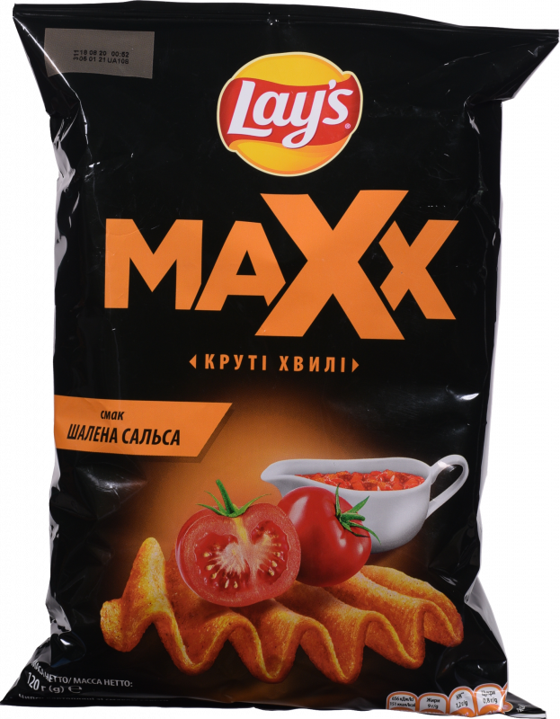 Чіпси Lays Max 120 г Сальса