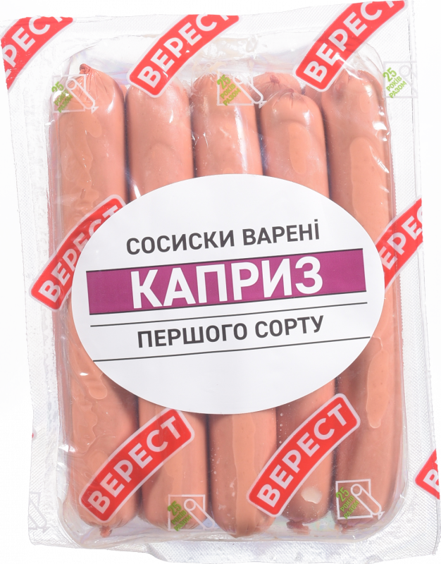 Сосиски Верест Каприз вар. 1 ґат. ваг.