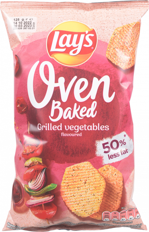 Чіпси Lay's Baked 125 г зі смаком овочів гриль(Румунія)