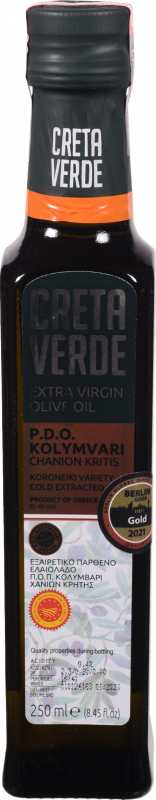 Олія оливкова Crete Verde 0,25 л скл. Extra Virgen