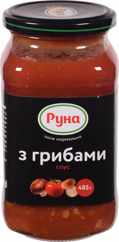 Соус Руна 485 г З грибами