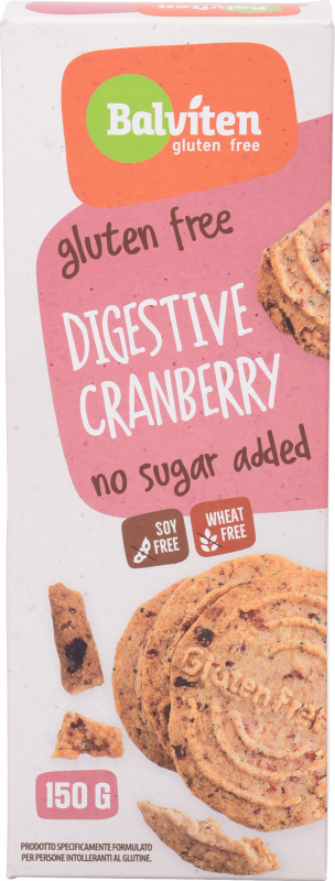 Печиво Балвітен 150 г вівсяне з журавлин. б/глютену б/цукру (Польща) И289