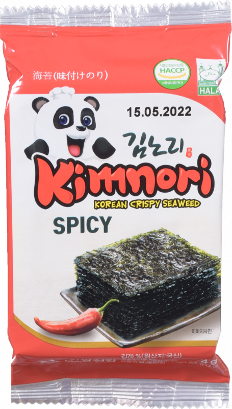 Чіпси норі 4 г Kimnori Spicy