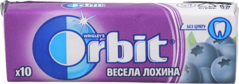 Жув. гумка Orbit Весела Лохина