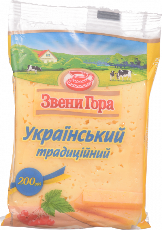 Сир Звенигора Український традиційний 50% 200 г