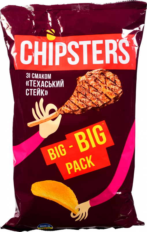 Чіпси Chipster's 180 г Техаський стейк