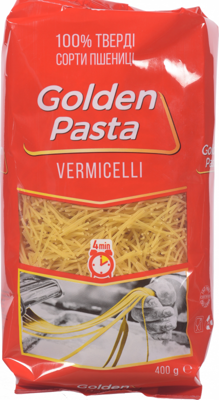 Макарони Golden Pasta 400 г Вермішель