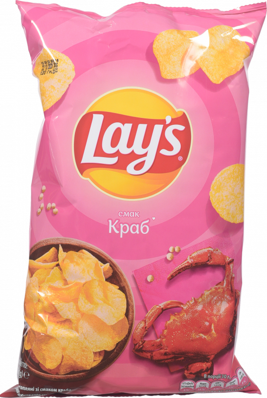 Чіпси Lays 120/133 г краб