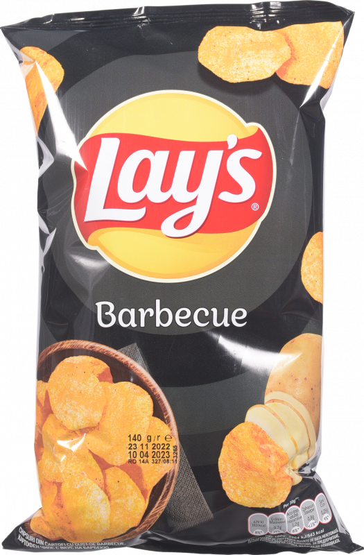 Чіпси Lays 140 г Барбекю (Польща)