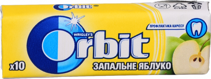 Жув. гумка Orbit Яблуко