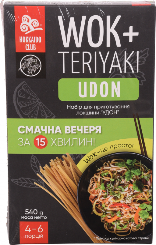 Набір д/приготування Wok 540 г Локшина Удон