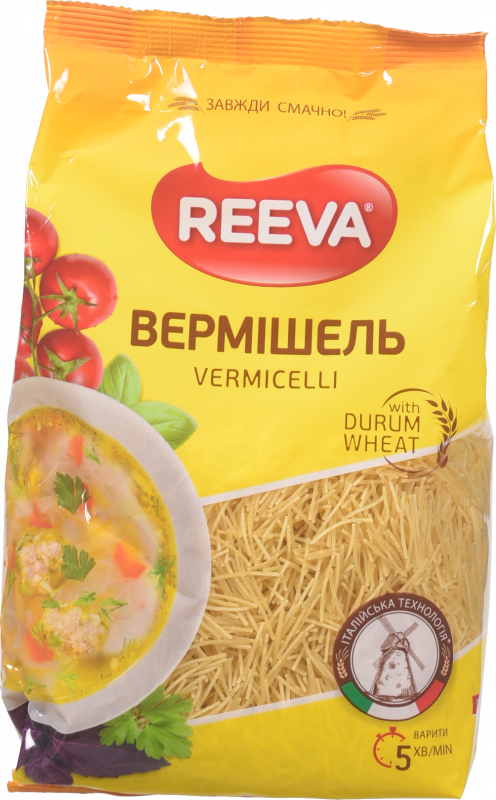 Макарони Reeva 400 г Вермішель