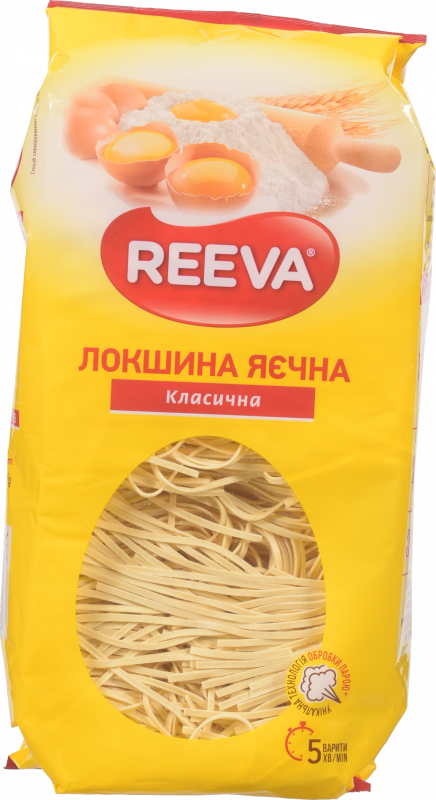 Локшина Reeva яєчна 250 г Класична