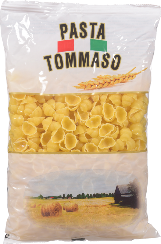 Макарони Pasta Tommaso 400 г Мушлі (Польща)