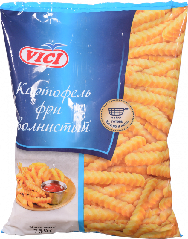 Картопля фрі Vici 750 г Хвиляста