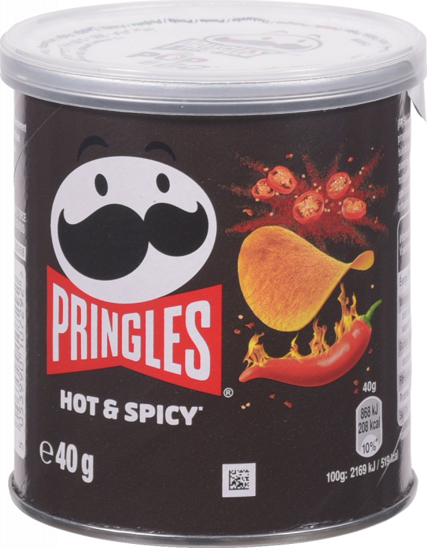 Чіпси картопл. Pringles 40 г Hot&Spicy (Польща)