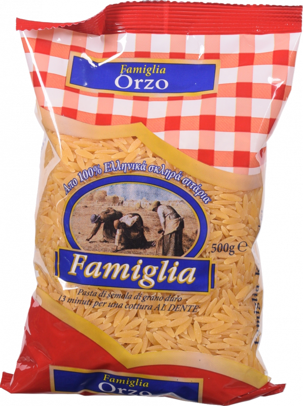 Макарони Famiglia 500 г Orzo/рис (Греція) И036