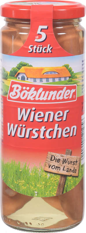 Сосиски Боклундер Віденські 5 шт. 475 г скл. в/к