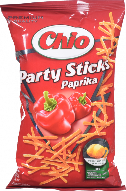 Соломка картопляна Чіо Party Sticks 80 г Паприка